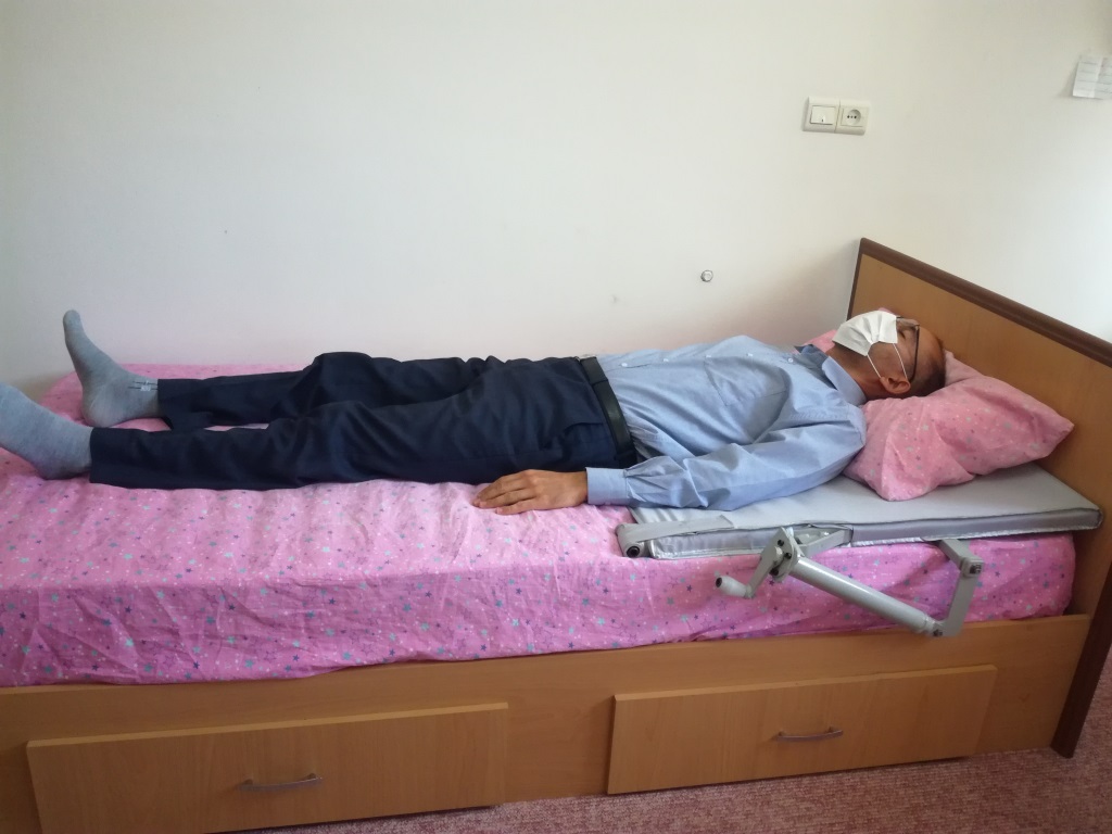 پشتی تخت بیمار قابل تنظیم با جک دستی 5 پشتی قابل تنظیم نمونه 2